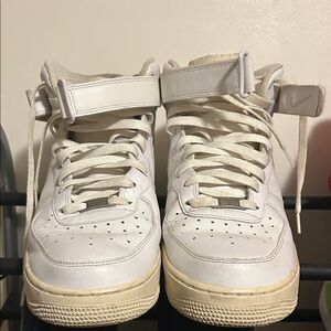 Nike White High-Top Sneakers